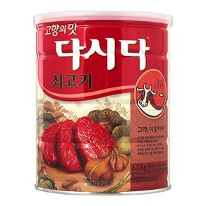 CJ제일제당 쇠고기 다시다 캔 1200g 1개 업소용 대용량