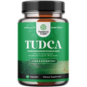 Natues Caft 투드카 TUDCA 간 키드니 500mg 우르소데옥시콜산 60캡슐, 1개, 60정