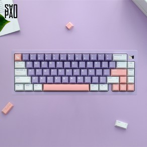 GMK 라일락 키캡 PBT 체리 5면 염료승화 (129키)