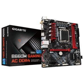 GIGABYTE B660M GAMING AC DDR4A Mico-ATX [Intel B660 CPU(LGA1700) MB5774 마더보드 칩셋 탑재]