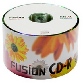 [Fusion] CD-R 52배속 700MB 랩핑 [벌크/50매], 1개