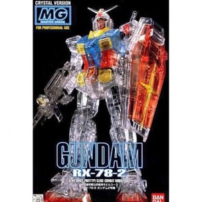 건담 MG RX782 1100 저울 크리스탈 버전, 1개