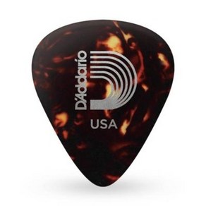 [다다리오] D'addaio 다다리오 클래식 셀룰로이드 피크 0.5mm / Classic Celluloid Pick 0.5mm, 1개