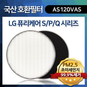 (필터친구) LG 퓨리케어 300 LA-V119SS 국산호환필터, 프리미엄 탈취필터 1개, 1개