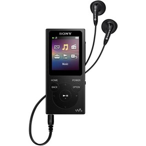 소니 Sony 워크맨 NWE394/B 8GB MP3 플레이어 블랙, 8 GB, Black