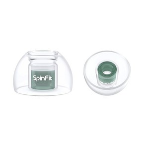 SpinFit 398337 Omni 트루 와이어리스 이어버드 및 IEMM교체 특허 실리콘 이어팁 1쌍 노즐 지름 3.7mm, L