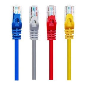 ANYPORT PLUS 랜선 UTP 3M CAT5.E, 랜덤발송, 4개