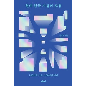 현대 한국 지성의 모험:100년의 기억 100년의 미래