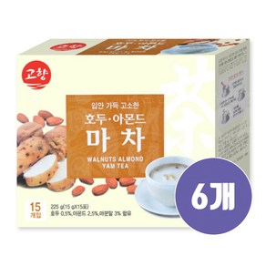 (메카몰) 고향 호두 아몬드 마차 15T, 15g, 15개입, 6개