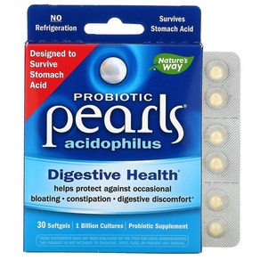 Natue's Way 네이쳐스웨이 Pobiotic Peals 애시도필러스 10억 소프트젤 30정, 1개