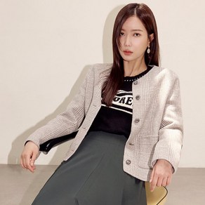 베스띠벨리 23F/W 울 블렌디드 노카라 하프 코트 BHH2644BEP