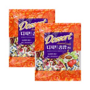 청우식품 디저트종합 캔디, 2개, 1.2kg