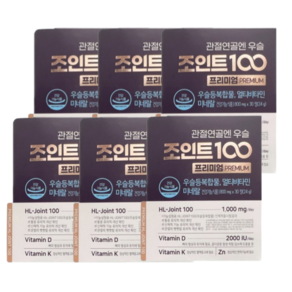 관절연골엔 우슬조인트 100 프리미엄 6개월, 30정, 6개