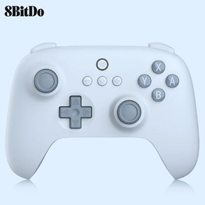 8BitDo 얼티밋 C 블루투스 게임패드 닌텐도 스위치 OLED와 윈도우 안드로이드 스팀덱 호환 8비토 무선 게임 컨트롤러 8비토 8비트 게임기 조이스틱, 블루, 1개, 닌텐도스위치용