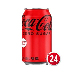 코크제로 코카콜라 제로 캔, 355ml, 24개