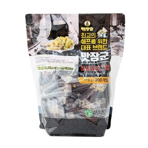 태성푸드 맛장군 참 달코미 간장 1.2kg (6g x 200개입) 미니 일회용