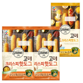 고메핫도그 크리스피 400g x2 + 치즈크리스피 340g, 2개