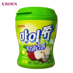 크라운 마이쮸 자일리톨 사과, 110g, 1개