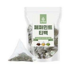 오허브 페퍼민트 페퍼민트차 삼각차 티백차 25개 페퍼민트티 허브차 허브티, 25g, 25개입, 1개