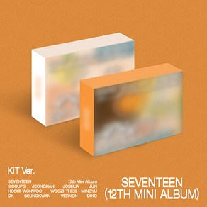 [키트] 세븐틴 미니 12집 랜덤1종 SEVENTEEN 12th Mini Album [KiT ve.] / 포토카드26종+셀카포토카드+키트+타이틀&크레딧카드+엽서+아웃박스