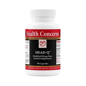 Health Concens Head-Q - Hebal Supplement fo Tension & Sinus Headache Suppot - 90 Capsules, 1개, 90정