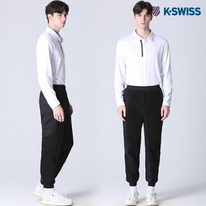 [케이스위스(K-SWISS)] 기모 사선절개 조거팬츠