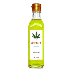 대마종자유 180ml 국내생산 오늘 짜서 신선한 오일 다사랑, 1개