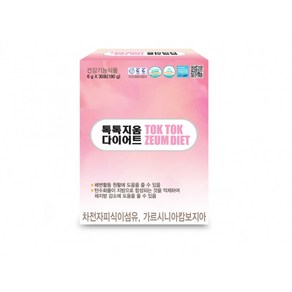 차전자피 가르시니아 다이어트 톡톡지움 다이어트 30포 1개월분, 1개, 180g