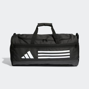 [늘정품] 아디다스 Adidas 에센셜 트레이닝 더플 백 S 트레이닝 운동 축구 가방 S Black / White HT4749, S