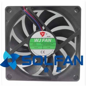 솔팬 WJB2801024H-F30 DC24V FAN DC팬 80mm 사이즈 / WJ팬 / 80MM X 10MM 사이즈 / 3000RPM / MADE IN CHINA, 1개