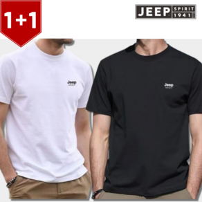 [1+1] 지프 스피릿 JEEP SPIRIT 반팔 티셔츠 여름 남녀공용 반팔티 JSC0107B