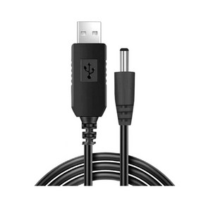 엠비에프 엠비에프 USB 5V to DC 12V 전원 승압 케이블 1m MBF-UP5V12, 1개