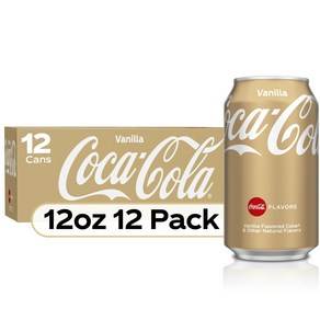 Coca-Cola 코카콜라 바닐라 Vanilla Coke 355ml 12캔, 12개