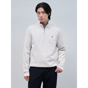 매장정품 BEANPOLE MEN BC4941C210 니트라이크 솔리드 하프집업 티셔츠 아이보리 515722