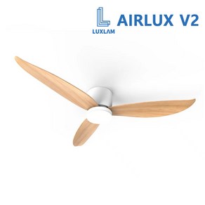 에어룩스 V2 실링팬 52인치 AIRLUX V2 더슬림한 BLDC 저소음 모터 저전력 천장형 선풍기, 조명선택안함, 연장봉선택안함, 우드