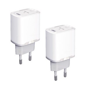 1+1 액티몬 PD 25W 초고속 PPS 3.0 가정용충전기, C포트 1구, 2개