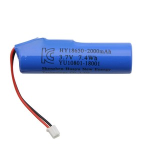 COMS) KC인증 18650 충전지(접지선) 2000mAh/BT187 BT187