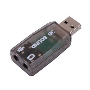 티놀지 USB Vitual 5.1 채널 사운드 카드 젠더형 [T-USOUND51BK], 본상품선택, 1개