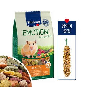 비타크래프트 이모션 뷰티셀렉션 햄스터사료 600g, 1개