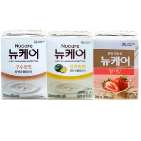 뉴케어 3가지맛 혼합 200ml 균형영양식, 30개