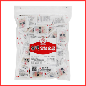 삼계탕소금 3g 200개입 업소용 배달소금 범아식품, 600g, 2개