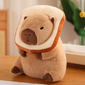 스토리원 7가지 카피바라 인형 동물 봉제 애착 선물 ST-TOY-017, 1개, 식빵, 40cm