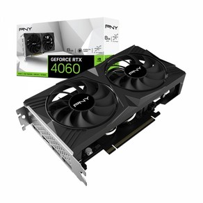 PNY 지포스 RTX 4060 VERTO D6 8GB Dual 제이씨현, 선택하세요