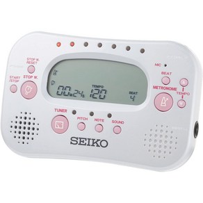 SEIKO 세이코 튜너 메트로놈 스톱워치 포함 펄화이트 STH100W, 상세페이지 참조, 1개