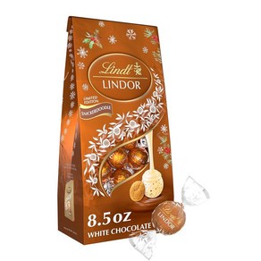 Lindt LINDOR 홀리데이 스니커두들 화이트 초콜릿 트러플 241g(8.5oz)