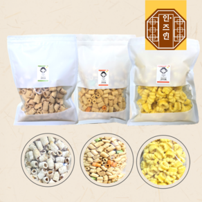 소금대롱+ 마카로니+앵두콘], 3개, 80g