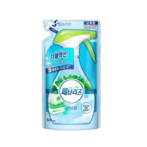 페브리즈 섬유탈취제 리필, 320ml, 2개, 320ml 허브향