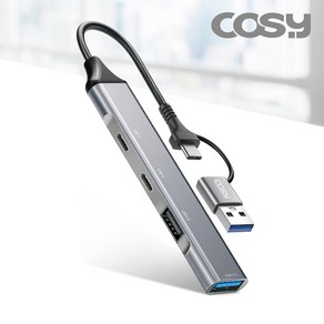 코시 UH2256CA 찰리 듀얼 커넥트(C+A) 4포트 USB 허브(USB 3.0 USB 2.0), 1개