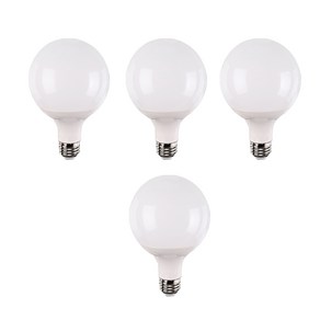 LED 볼전구 롱넥 12W, 주백색, 4개