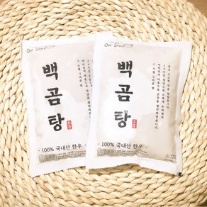 [특가판매]백곰탕 저염식 무첨가 한우곰탕 400g 4팩+백사태 2팩, 1세트